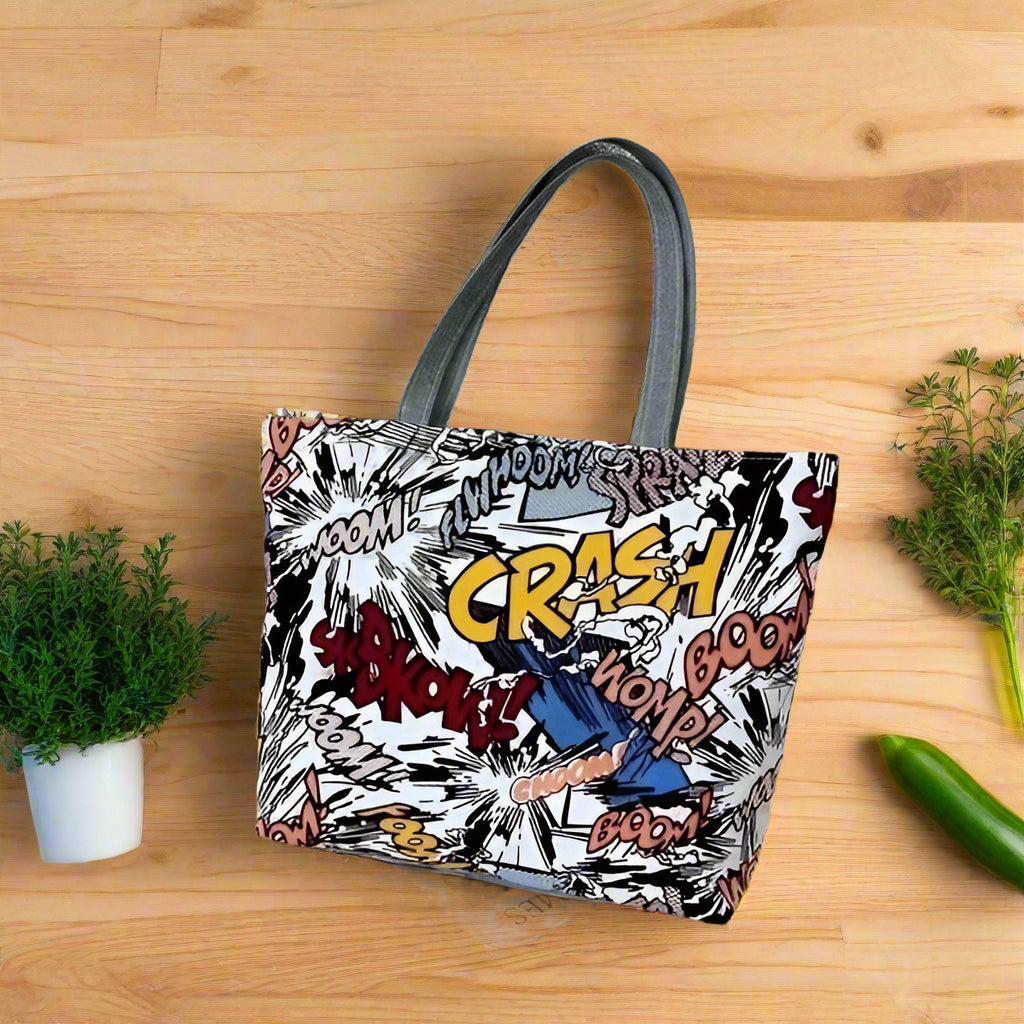 Graffiti Letter  Canvas shopping bag