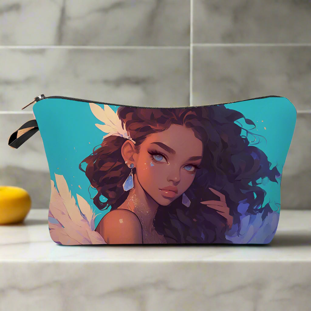 light Blue Princess Make up bag