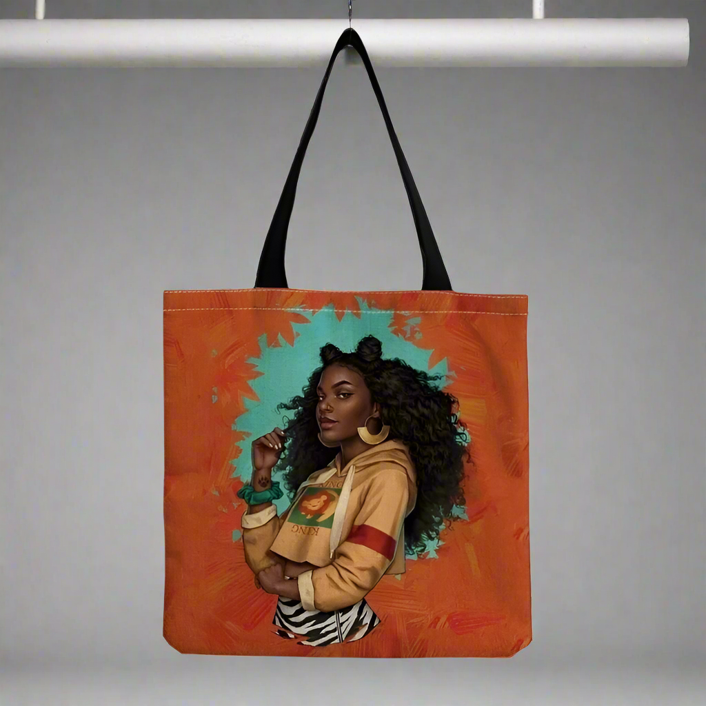 Young sister shopping tote
