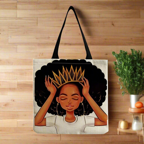 Afro queen Tote