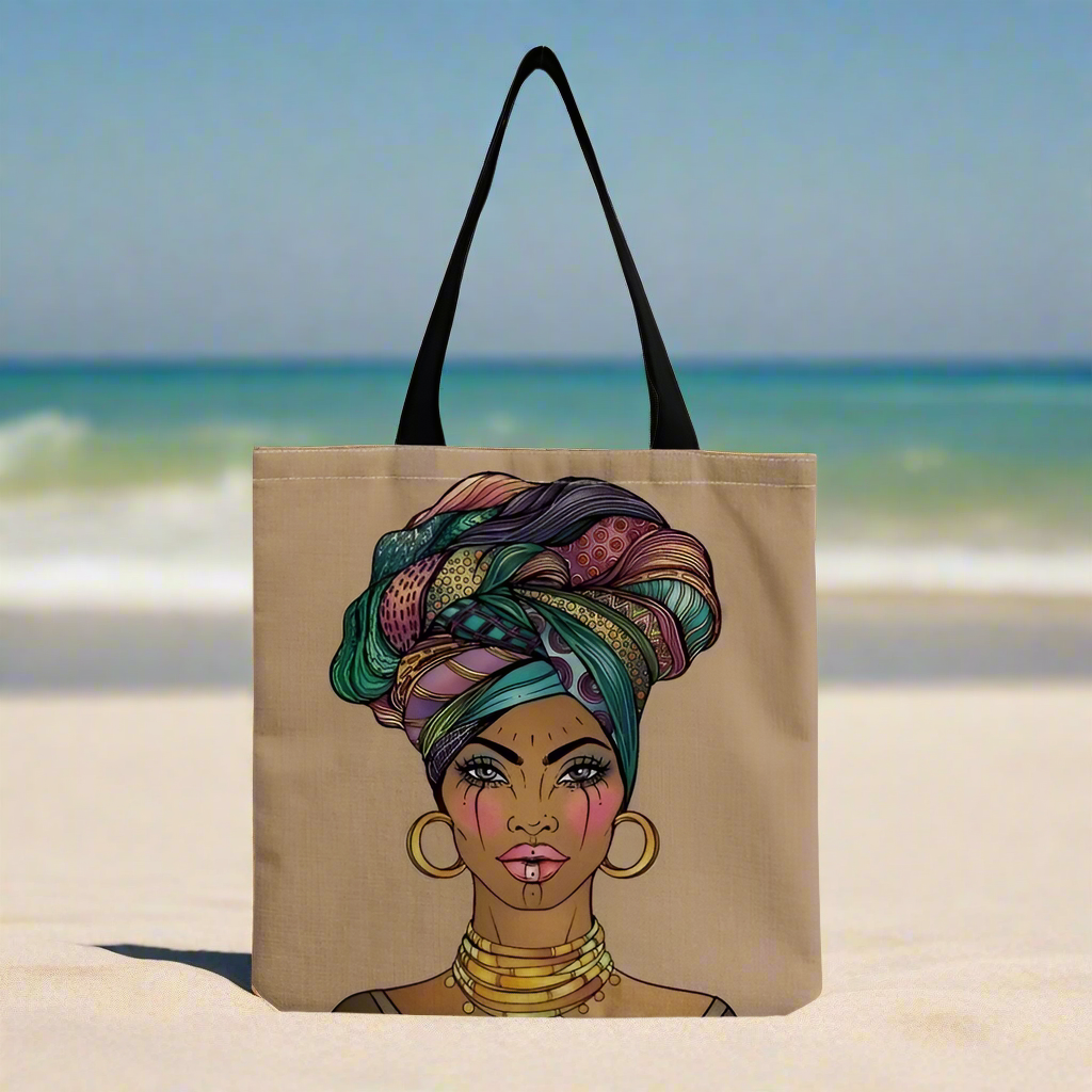 African Queen Shopping tote bag
